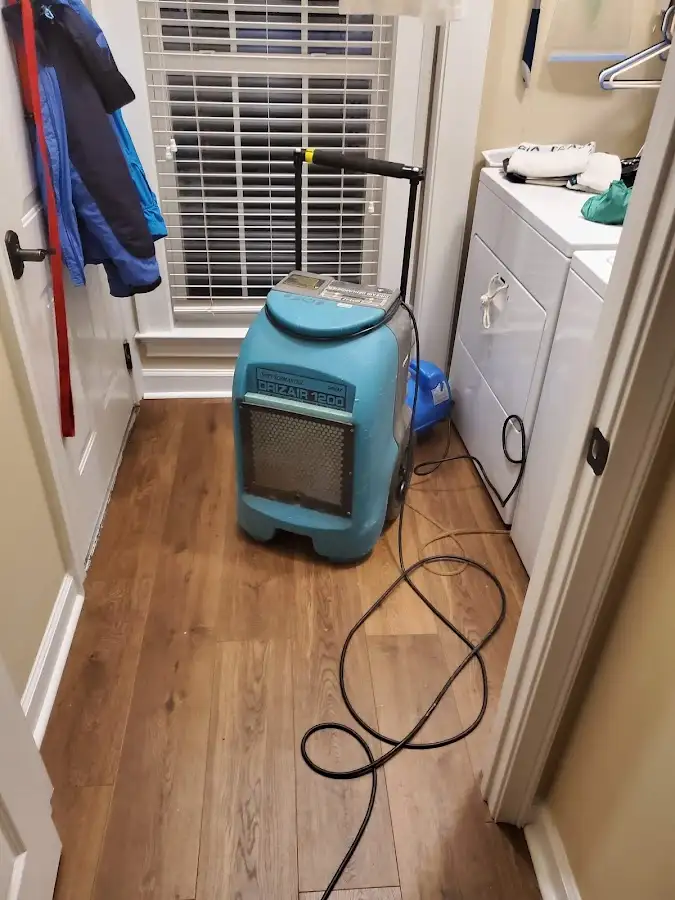 Commercial dehumidifier deployed for Flood Damage Cleanup in Port Allen